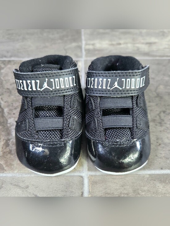 Jordan Other - AIR JORDAN 11 RETRO "BRED" CRIB BOOTIE SNEAKERS.